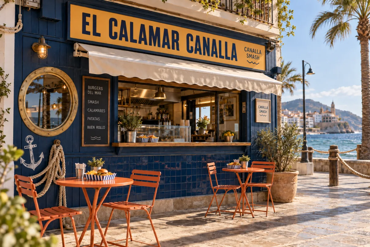 Fachada de El Calamar Canalla, Canalla Smash